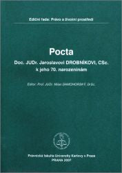 Pocta doc. Jaroslavovi Drobníkovi, CSc. k jeho 70. narozeninám