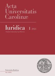AUC Iuridica 2021/1 smíšené