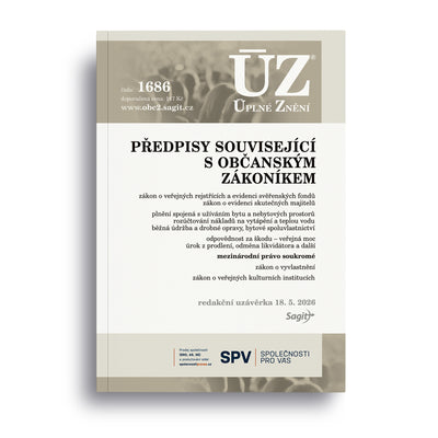 ÚZ - 1686 Předpisy související s občanským zákoníkem - veřejné rejstříky, evidence skutečných majitelů, mezinárodní právo soukromé, ...